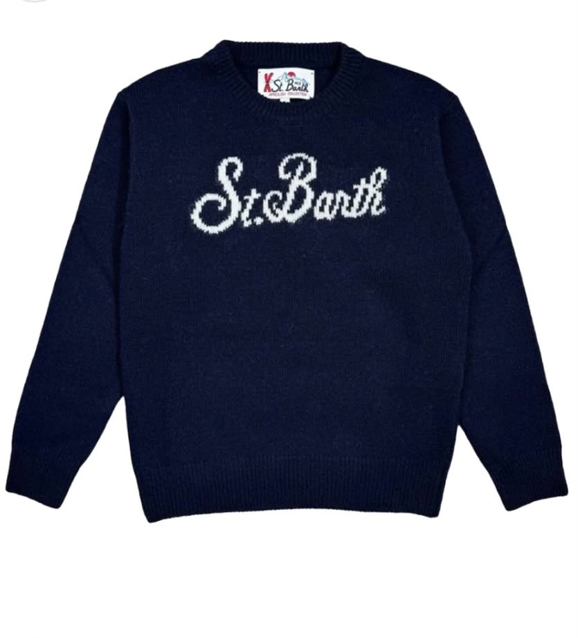 Maglione MC2 Saint Barth Douglas Light blu navy