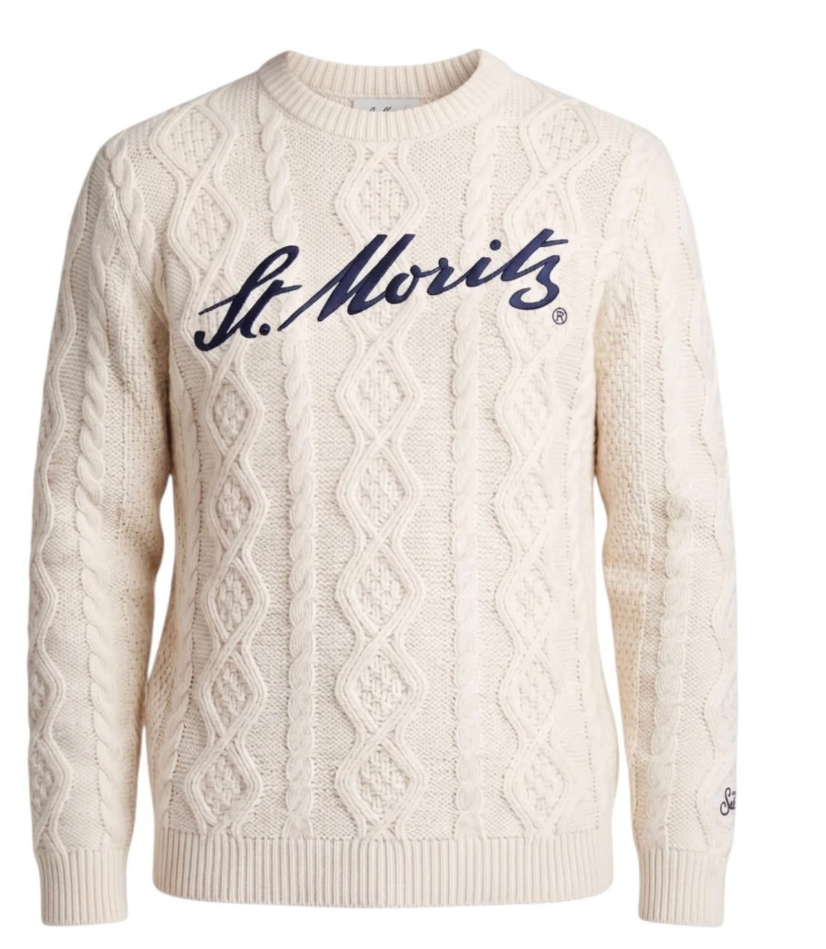 Maglione Bergen MC2 Saint Barth in lana bianco